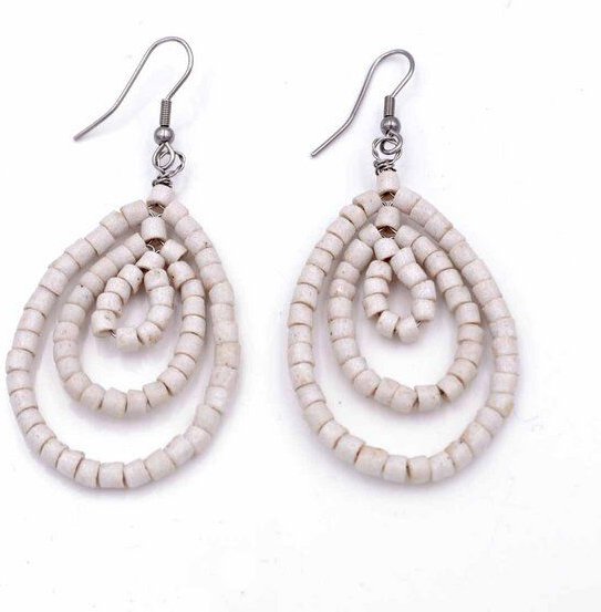 Ohrhänger "Sankofa" aus Recycling Glas, Global Mamas