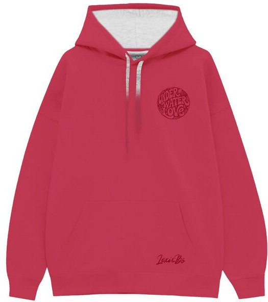 Lexi&Bö Under Water Love Oversized Hoodie Damen