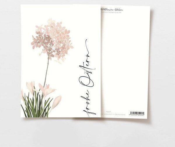 Wildblumen Atelier Postkarte, FSC zertifiziert