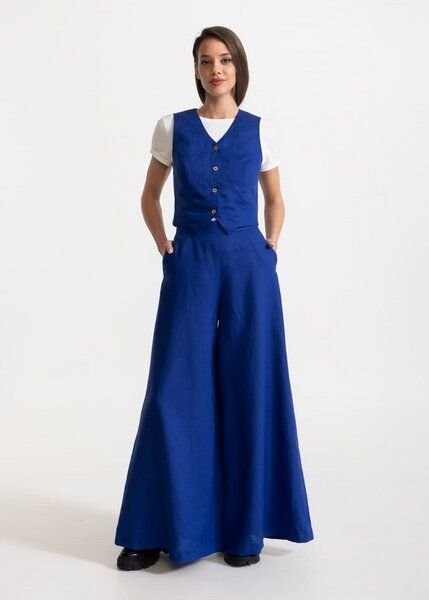 De IONESCU Die Damenhose „Palazzo“ aus 100 % Leinen