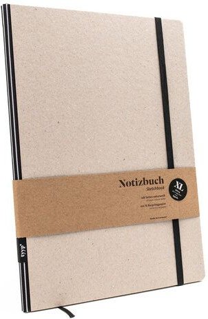 tyyp Design-Notizbuch A4 aus 100 % Recyclingpapier „Klassik - ÖKO“