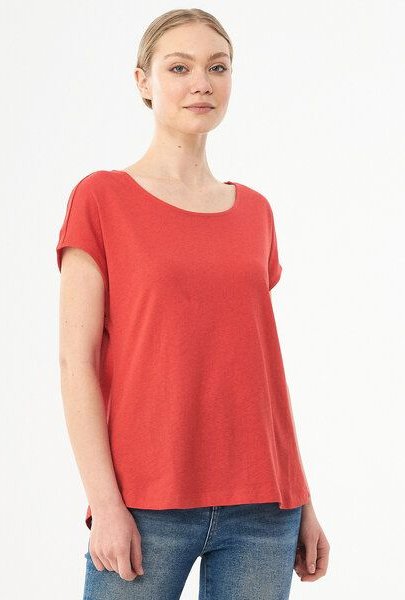 ORGANICATION T-Shirt aus Bio-Baumwolle und Leinen