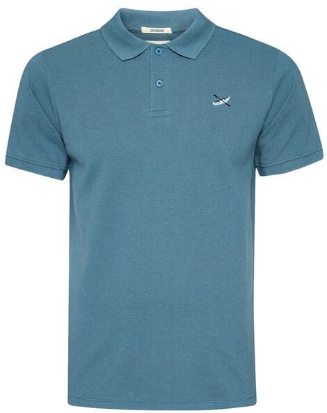 GREENBOMB Polo-Shirt Canoe Cross Strike Tidal Blue