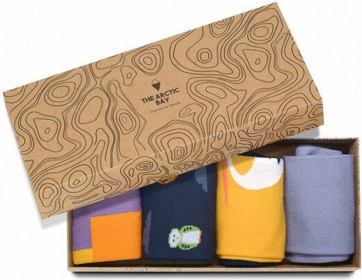 The Arctic Bay Bio-Baumwollsocken 4 Paar – Zora Edition – Doppelfadig, Weich & Bequem – Nachhaltig & Hergestellt in EU