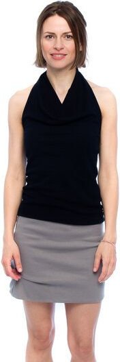 Kolla.Berlin Top Rückenfrei mit Wasserfallausschnitt