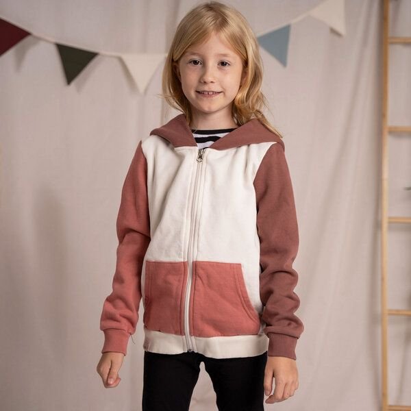 Vresh Clothing Mini Vischi - Kinder Zip-Hoodie aus Biobaumwolle