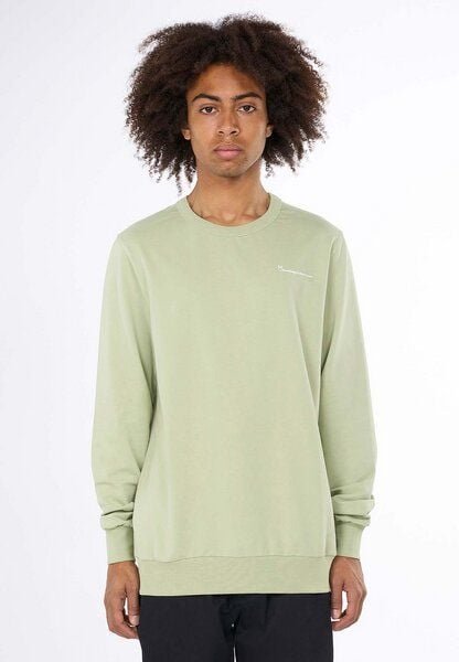 KnowledgeCotton Apparel Sweatshirt Crew neck trademark sweat - aus Bio-Baumwollmix