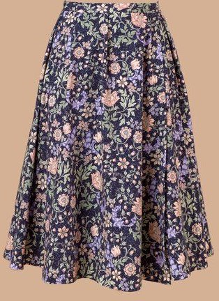 Atelier SNOW Wickelrock aus Bio-Baumwolle mit Muster