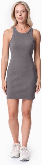 ORGANICATION DERREN | Geripptes Kleid aus Bio-Baumwolle