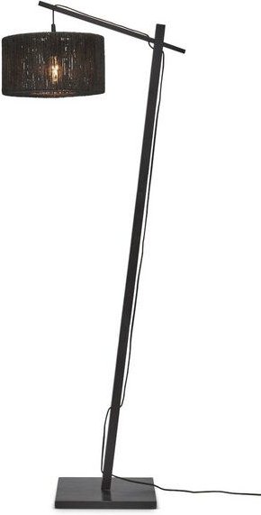 GOOD&MOJO Stehleuchte Iguazu in Schwarz/Natur