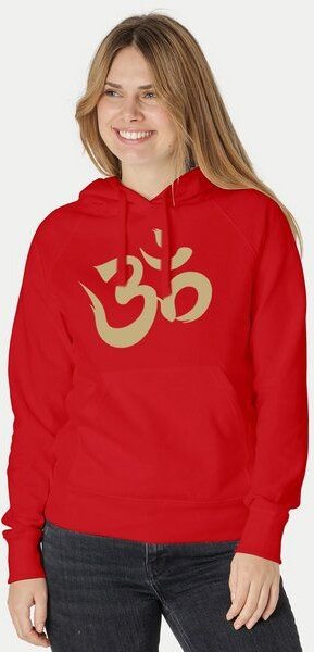 Peaces.bio - handbedruckte Biomode Bio-Damen-Kapuzensweater Om