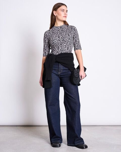 JAN N JUNE Bio-Baumwoll T-Shirt NINA Leo Print