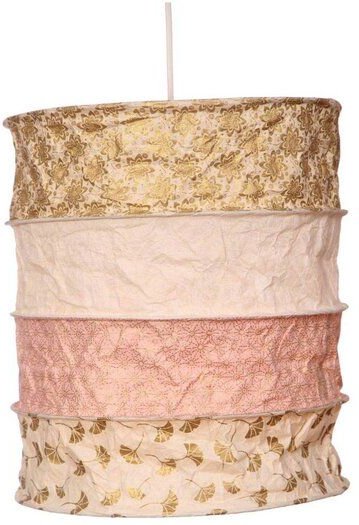 Mitienda Shop Lokta-Lampenschirm Lagos | Lokta rose-gold