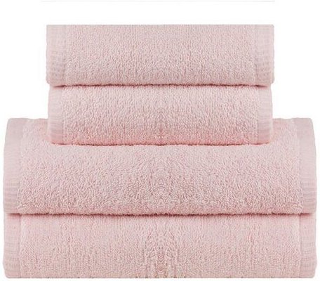 YORK Gästetuch / Badetuch 100 % Baumwolle Rosa