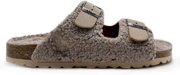 Vegane "thies ® Eco Teddy Mixed Sandale" aus rec. PET & Biobaumwolle