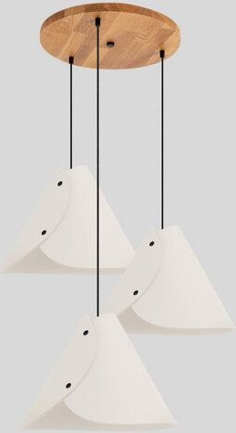 ALMUT von Wildheim 3er Hängelampe aus 100 % Merino Wollfilz Naturleuchte mulesingfrei