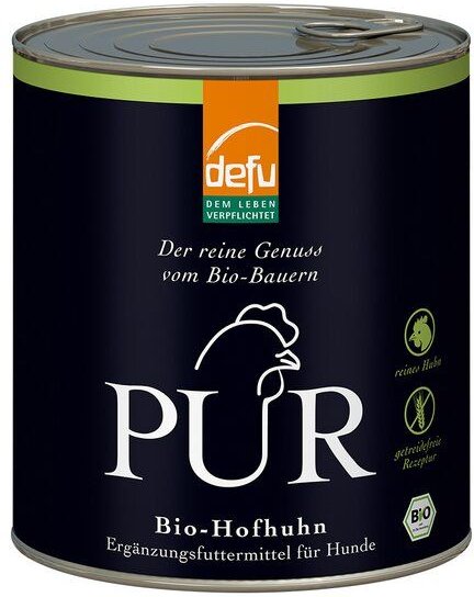 defu Bio Hundefutter PUR Hofhuhn