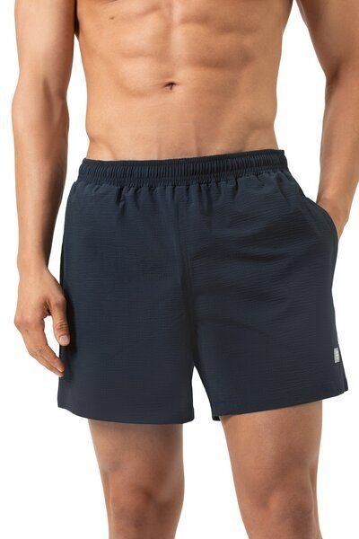 Mey Badeshort / Surfshort gestreift mit Seitentaschen "Coastal Crinkle"
