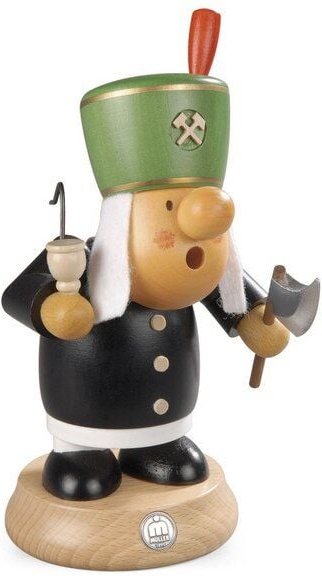 Müller Seiffen Müllerchen Bergmann ,die Räuchermännchen mit der Knollennase