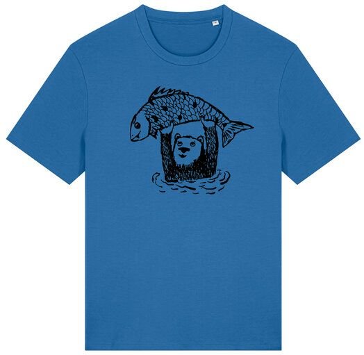 päfjes Björn der Bär & Fido der Fisch - Fair gehandeltes Männer/Unisex T-Shirt