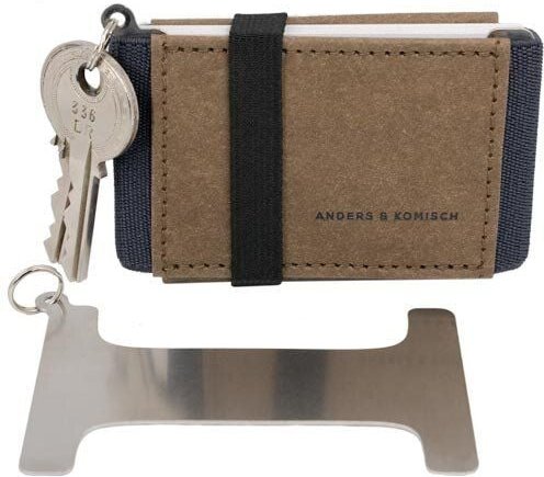 ANDERS & KOMISCH Kleines Portemonnaie mit Schlüsselanhänger für 1-3 Schlüssel