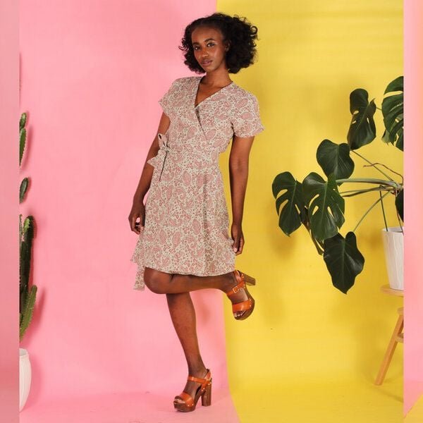 ManduTrap Wrapdress Pamina aus Bio Baumwolle