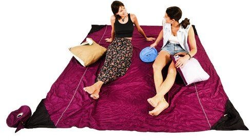 Ticket to the Moon faltbares Strandtuch "Beach Blanket" aus schnelltrocknender Fallschirmseide