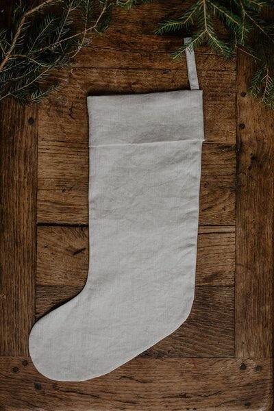 AmourLinen Weihnachtsstrumpf aus Leinen