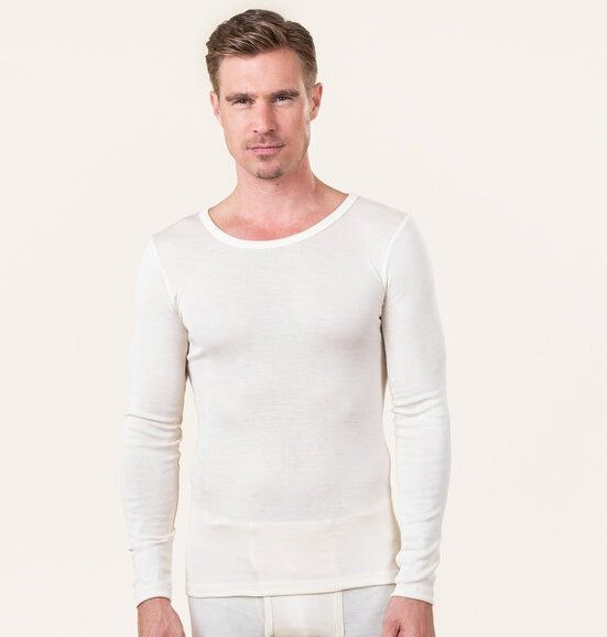 Living Crafts Herren Langarm-Unterhemd - HARVEY