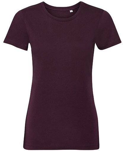 Russell Pure Organic Damen Pure Organic T-Shirt Rundhals in 13 verschiedenen Farben
