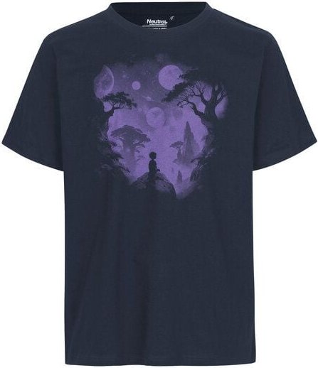 HANDGEDRUCKT "Inner Child" Unisex T-Shirt aus reiner Baumwolle (kbA)