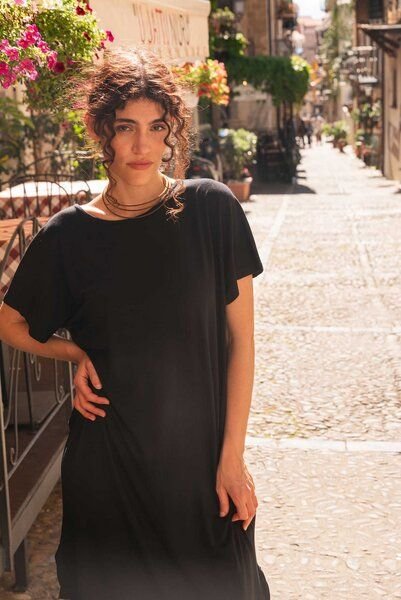 WiDDA berlin Rückenfreies Jerseykleid FARLO aus TENCEL®