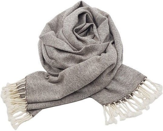 Frida Feeling Wollschal "Pfeffer & Salz" (mit Fransen)