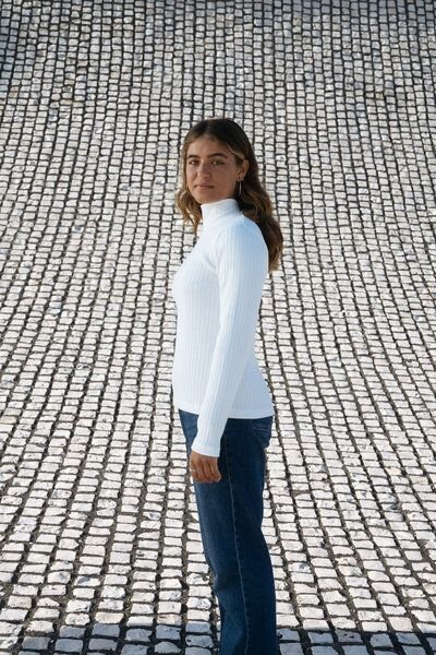 SOFO – Rib Longsleeve (Damen) aus Bio-Baumwolle (GOTS) von SALZWASSER