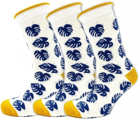 BLS Organic 3er Pack GOTS zertifiziert 98 % Bio-Baumwolle LEAF design