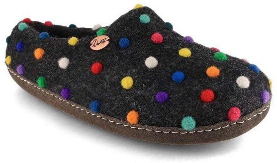 WoolFit Barfuß-Hausschuhe „Footprint“ hand-gefilzt, extra weich & flexibel