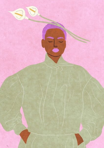 Photocircle Wandbild / Poster / Leinwand - Calla