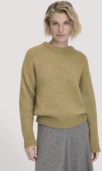 hessnatur Strick Pullover Relaxed aus Alpaka mit Bio-Baumwolle