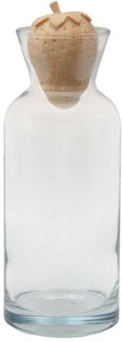 Demi-Art Karaffe mit Erdbeere aus Zirbenholz