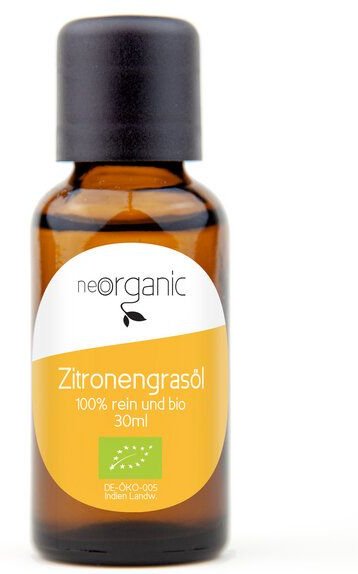 NeoOrganic Bio-Zitronengrasöl (Cymbopogon flexuosus) –Lemongrass BIO-ÖL