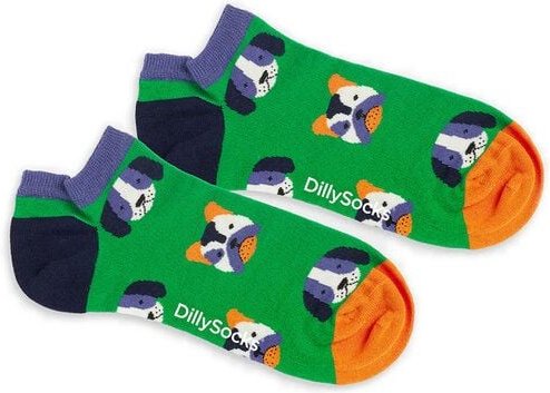 DillySocks Kurze Socken Dog Portraits aus Biobaumwoll-Mix