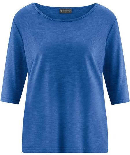 Hempage Damen Halbarm T-Shirt Hanf/Biobaumwolle