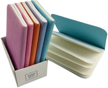 Salon Elfi Notizbücher in Regenbogenfarben