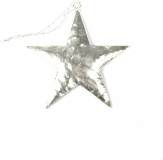 Just Be Dekostern silberfarben