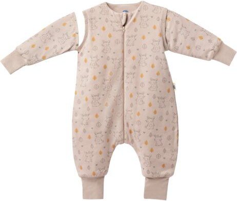 Mababu Schlafanzug & Pyjama in Einem | 0.5 TOG Schlafsack mit Füßen | Bio-Baumwolle | GOTS-zertifiziert