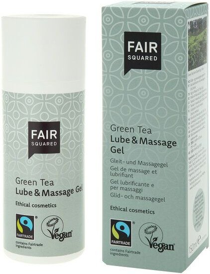 FAIR SQUARED Lube + Massage Gel Green Tea, in drei Größen erhältlich