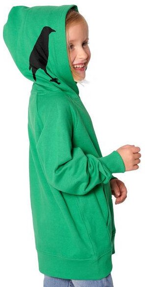 HANDGEDRUCKT "Der Rabenflüsterer" Kinder-Hoody