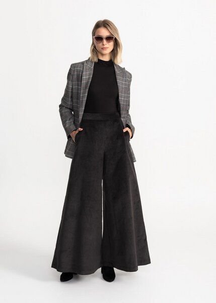 De IONESCU Damen Cordhose Palazzo – Bio & Fair produziert