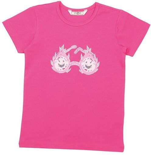 Cotokids Kinder T-Shirt – Rosa, kurzer Ärmel, Drachenfrucht-Motiv vorne, weich & bequem, Sommer-Shirt | Walkiddy