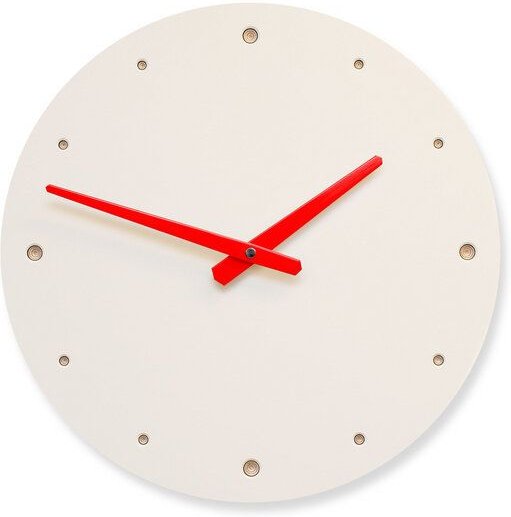 klotzaufklotz Wanduhr Linoleum